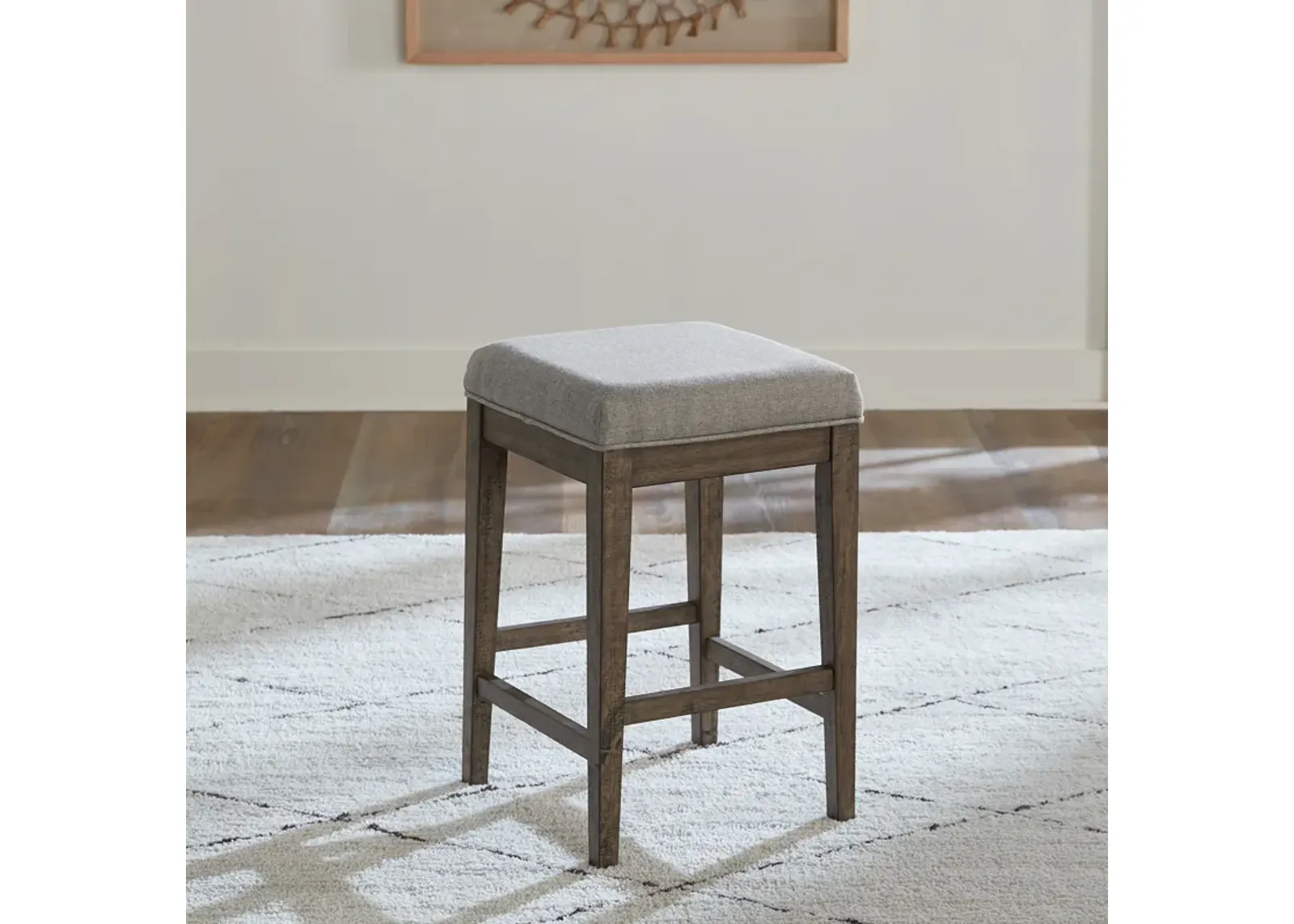 Barnes Upholstered Console Stool