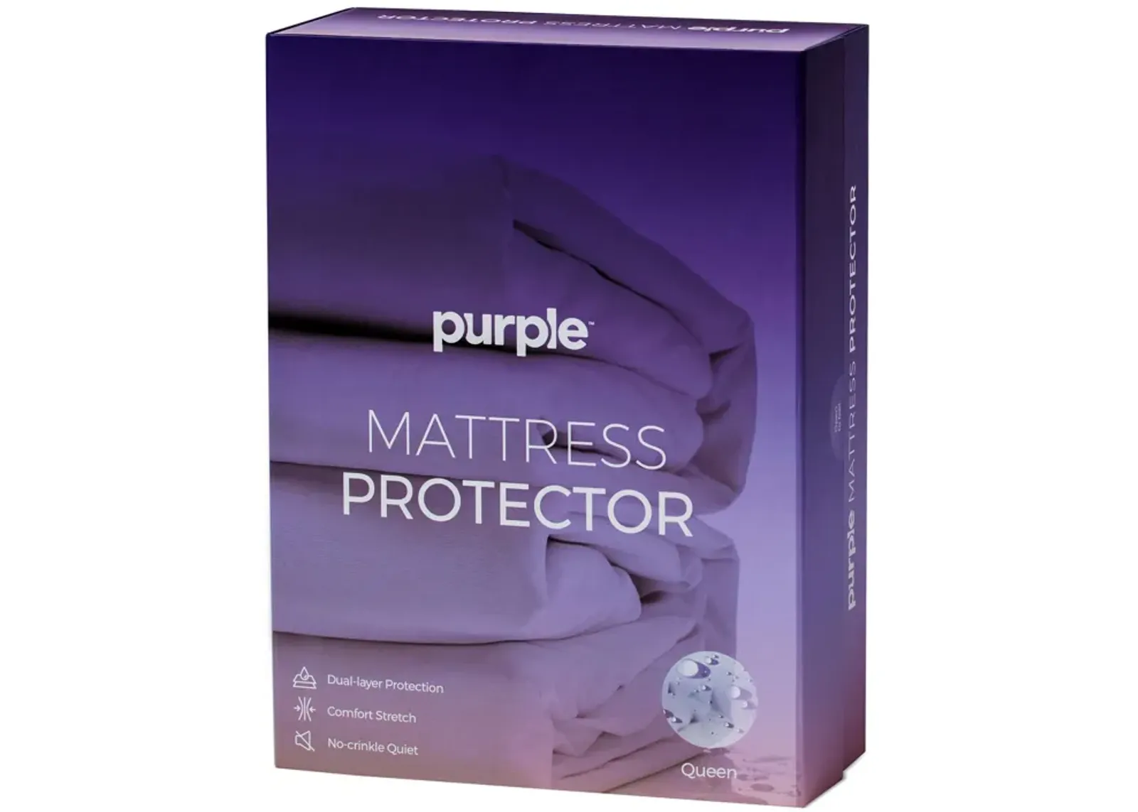 California King Purple Mattress Protector