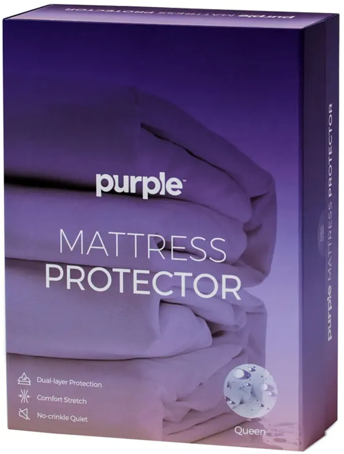 California King Purple Mattress Protector