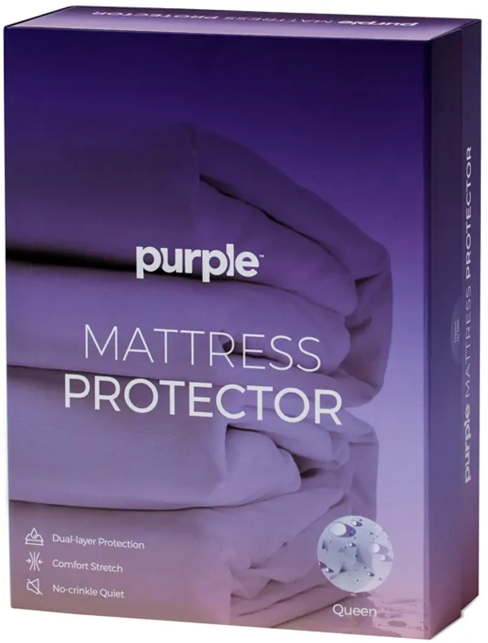 Full Purple Mattress Protector