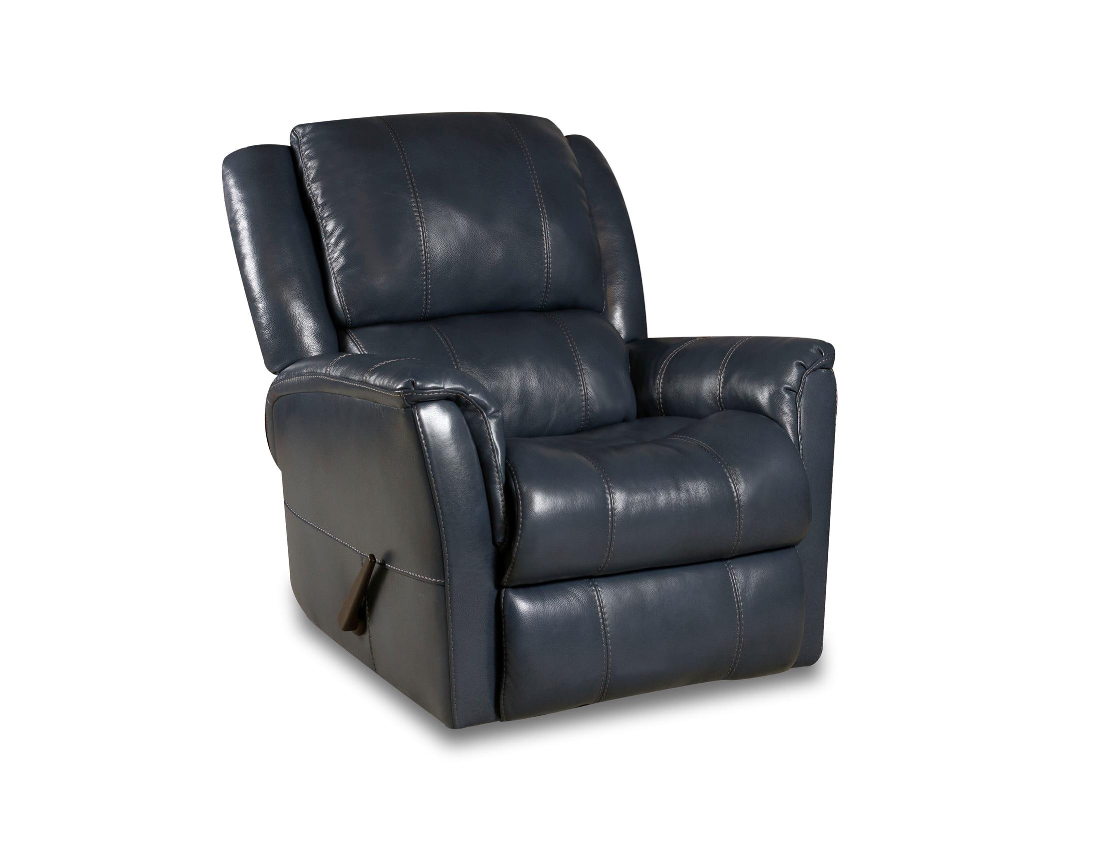 Delia Swivel Glider Leather Recliner