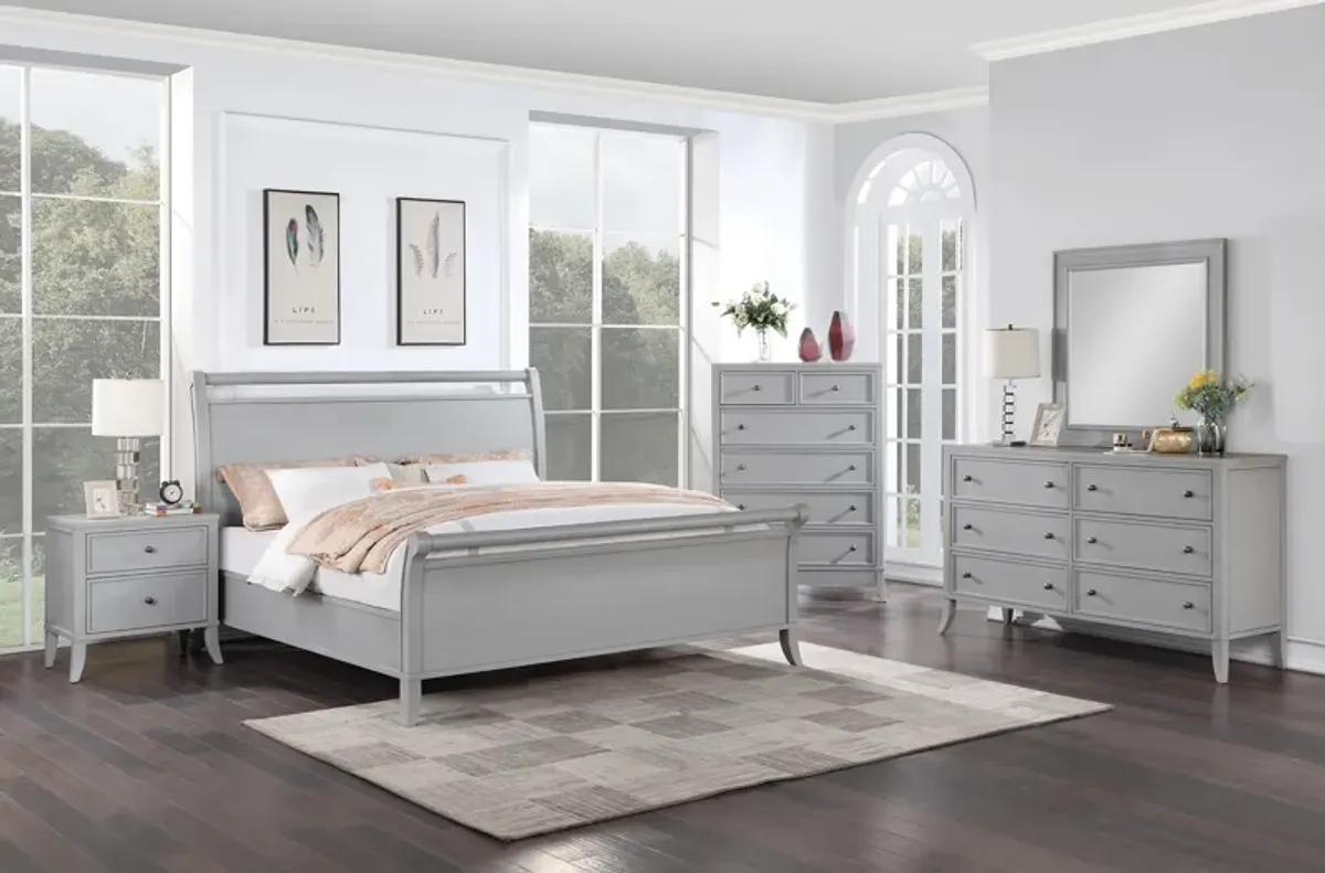 Everly King Sleigh Bed