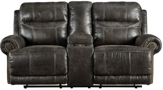 Grearview Power Reclining Loveseat with Console