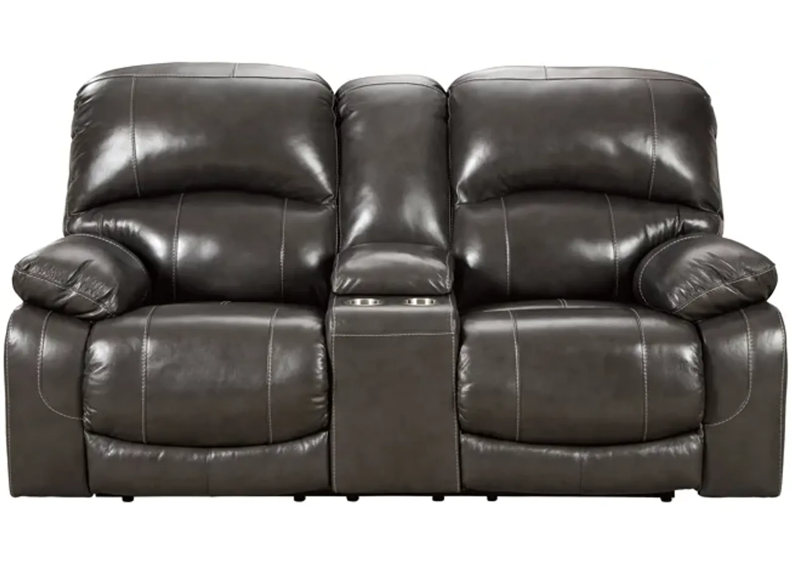 Hallstrung Power Reclining Loveseat with Console