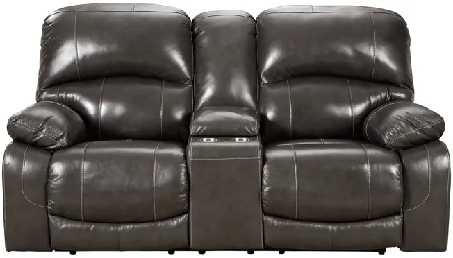 Hallstrung Power Reclining Loveseat with Console