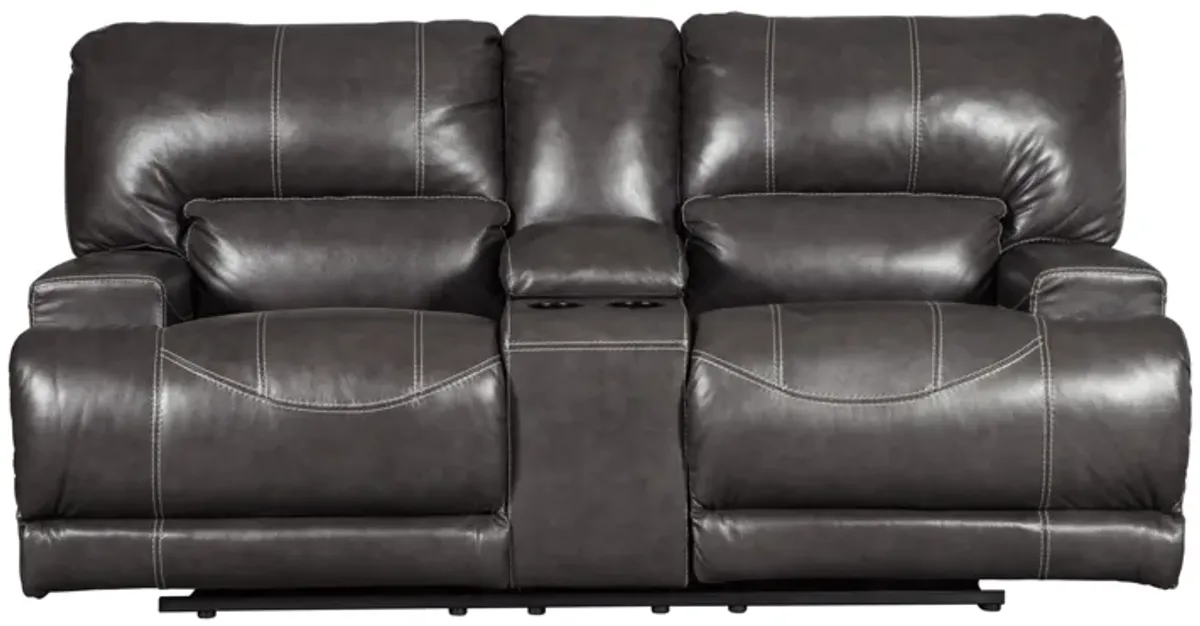 McCaskill Power Reclining Loveseat with Console