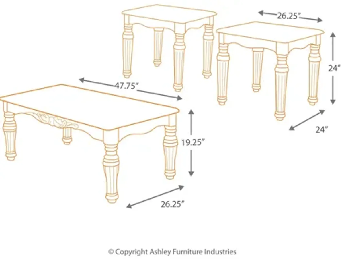 North Shore Table (Set of 3)