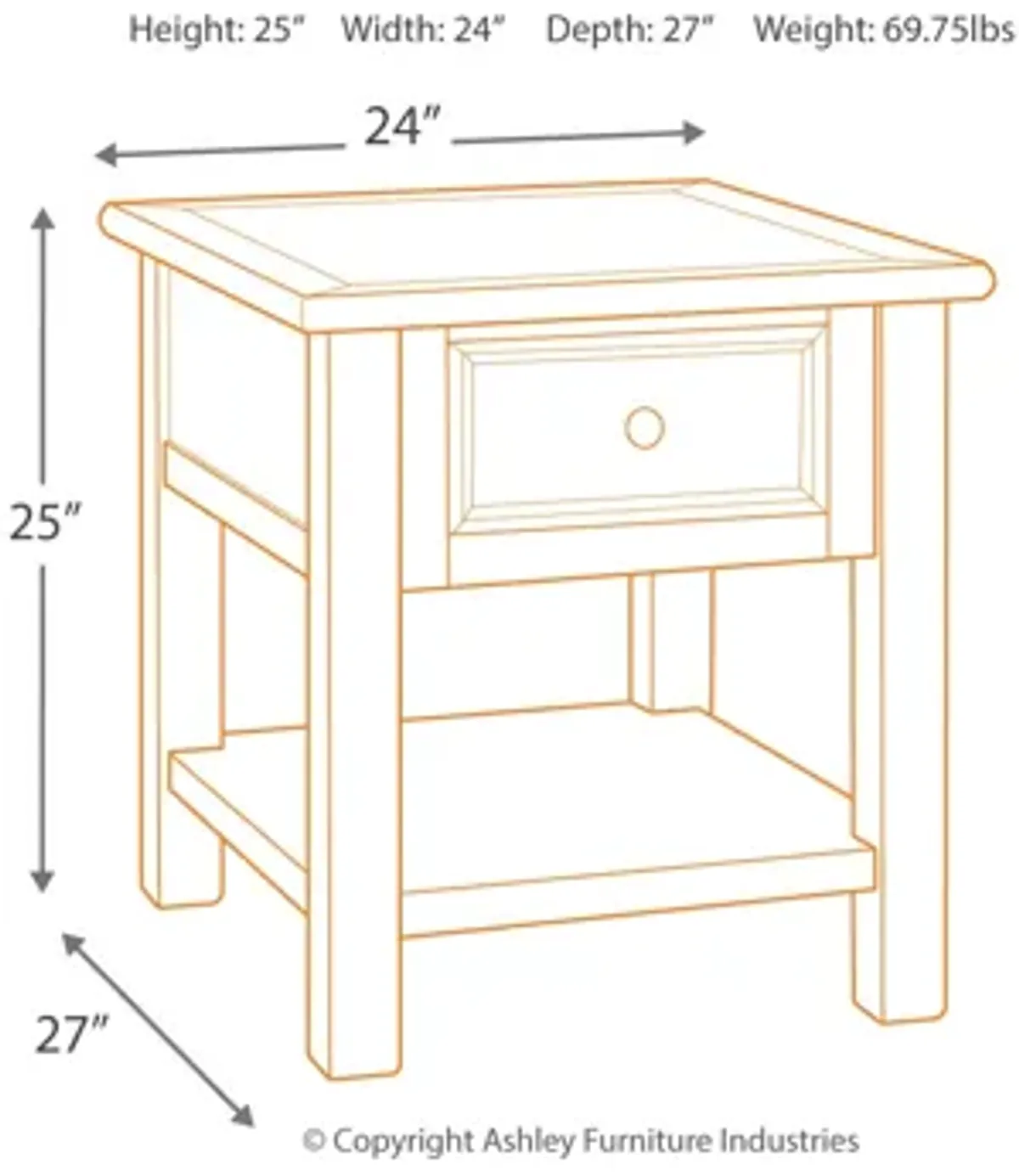 Bolanburg End Table