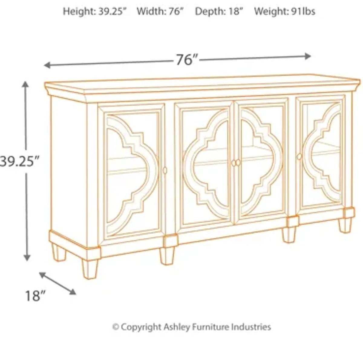 Fossil Ridge Accent Cabinet