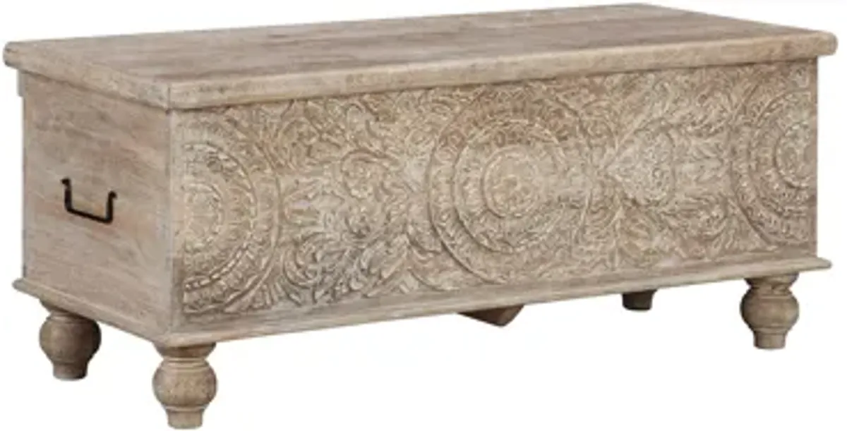 Fossil Ridge Storage Bench