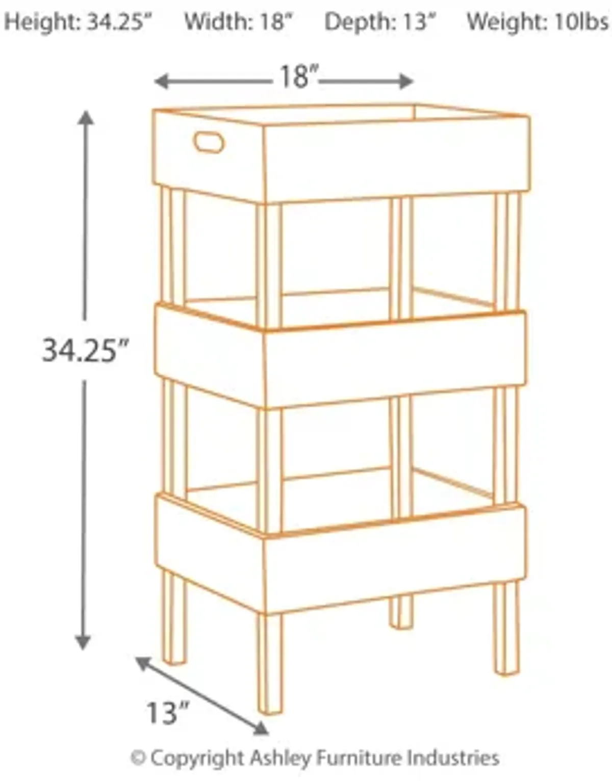 Yulton Storage Shelf