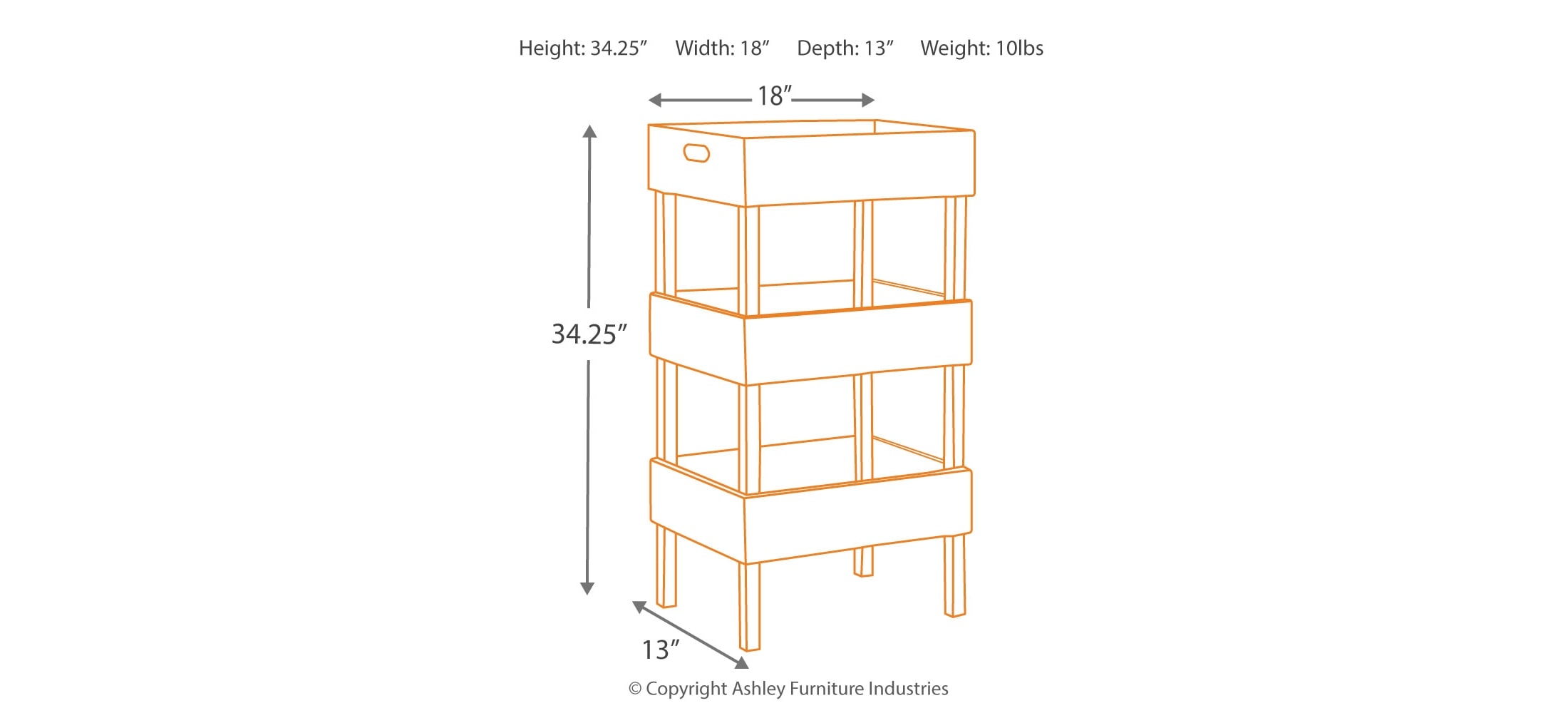 Yulton Storage Shelf