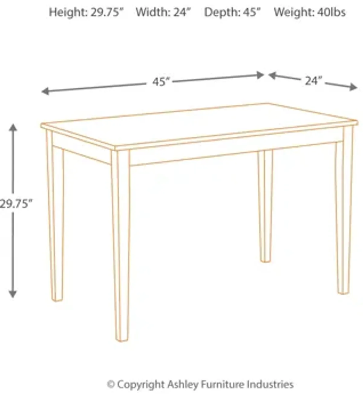 Kimonte Dining Table