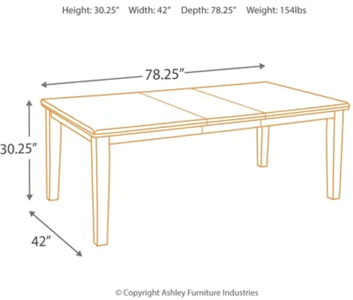 Haddigan Dining Extension Table