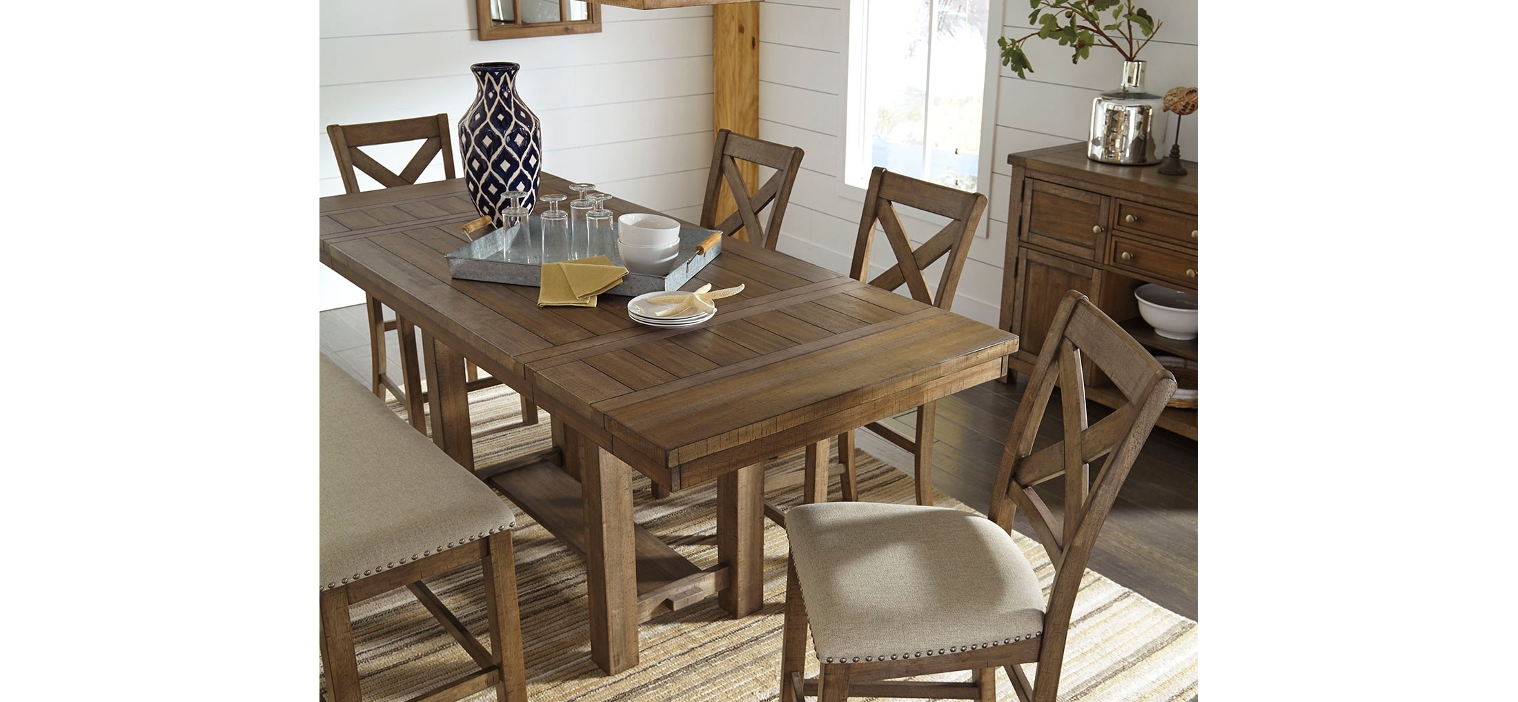 Moriville Counter Height Dining Extension Table