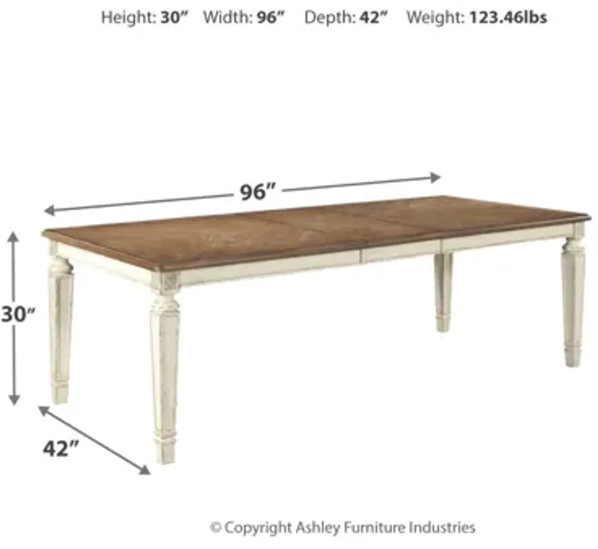 Realyn Dining Extension Table