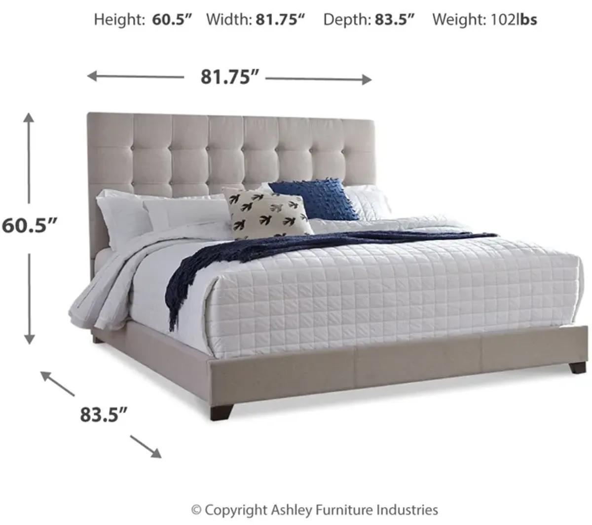 Dolante King Upholstered Bed