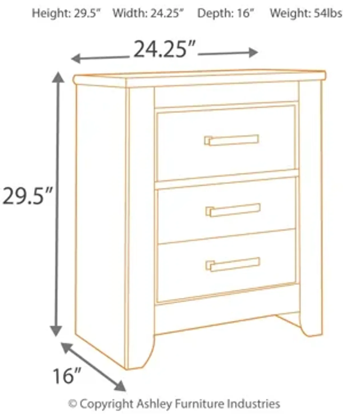 Zelen Nightstand