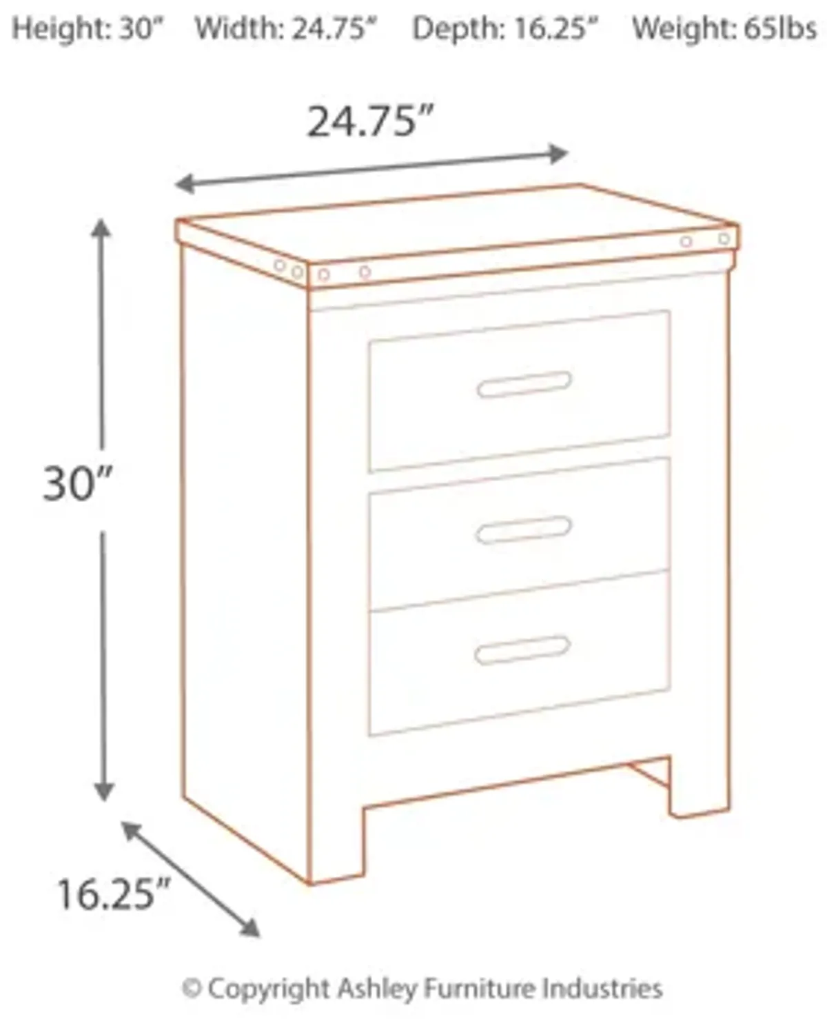 Trinell Nightstand