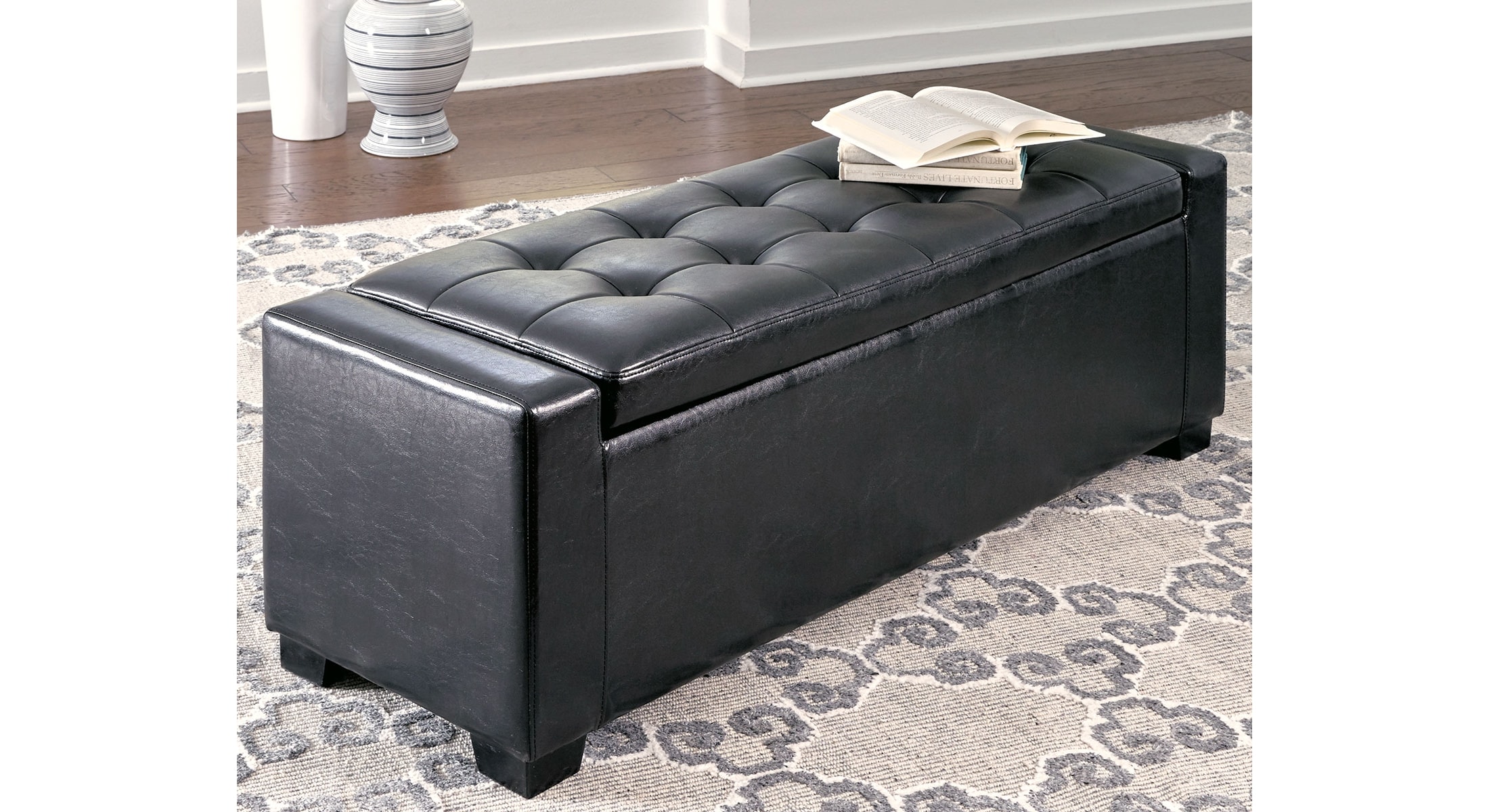 Benches Upholstered Storage Bench