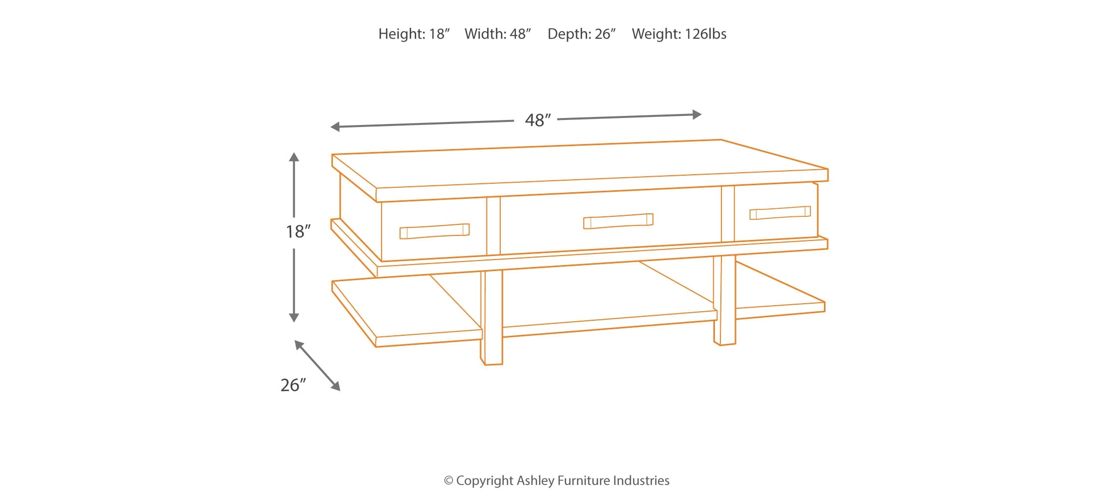 Stanah Lift-Top Coffee Table