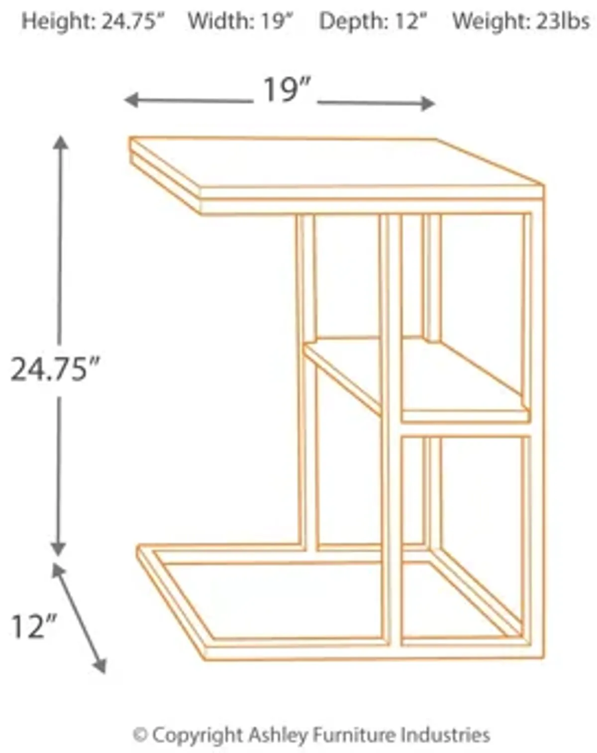 Forestmin Accent Table