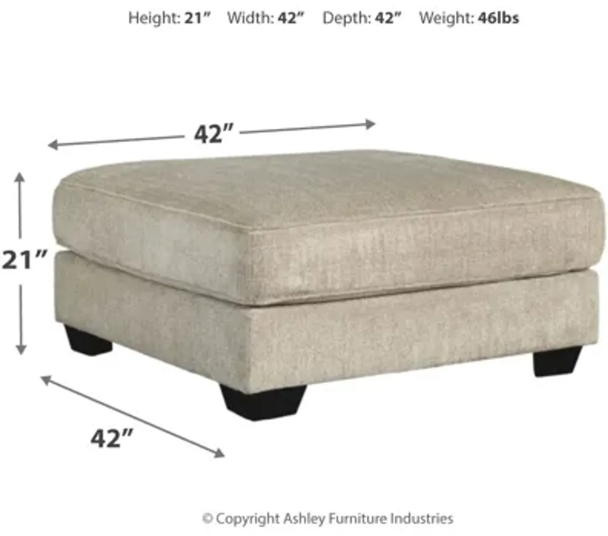 Ardsley Oversized Ottoman