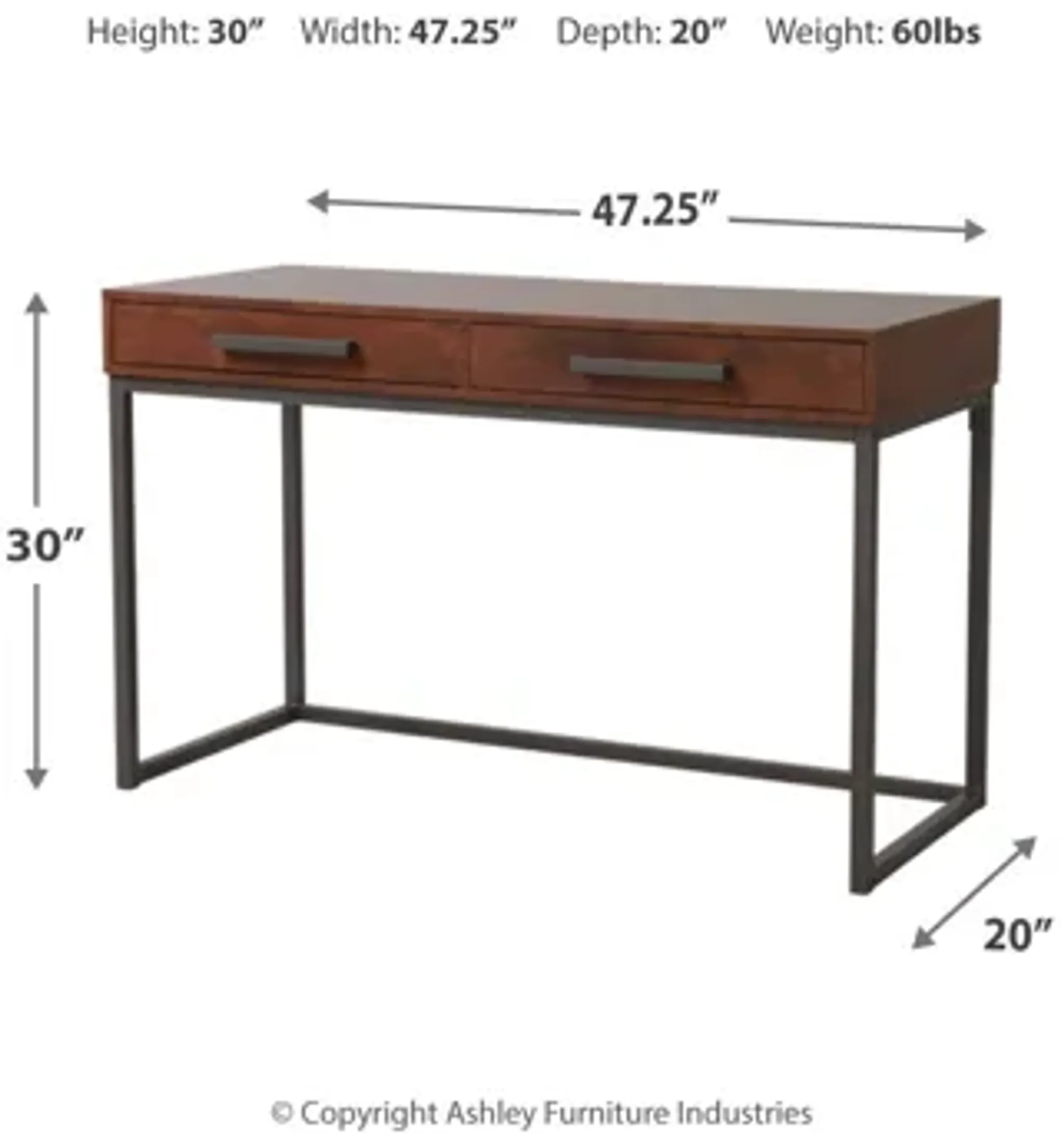 Horatio Home Office Desk Levin Furniture Mattress | Furniture.com