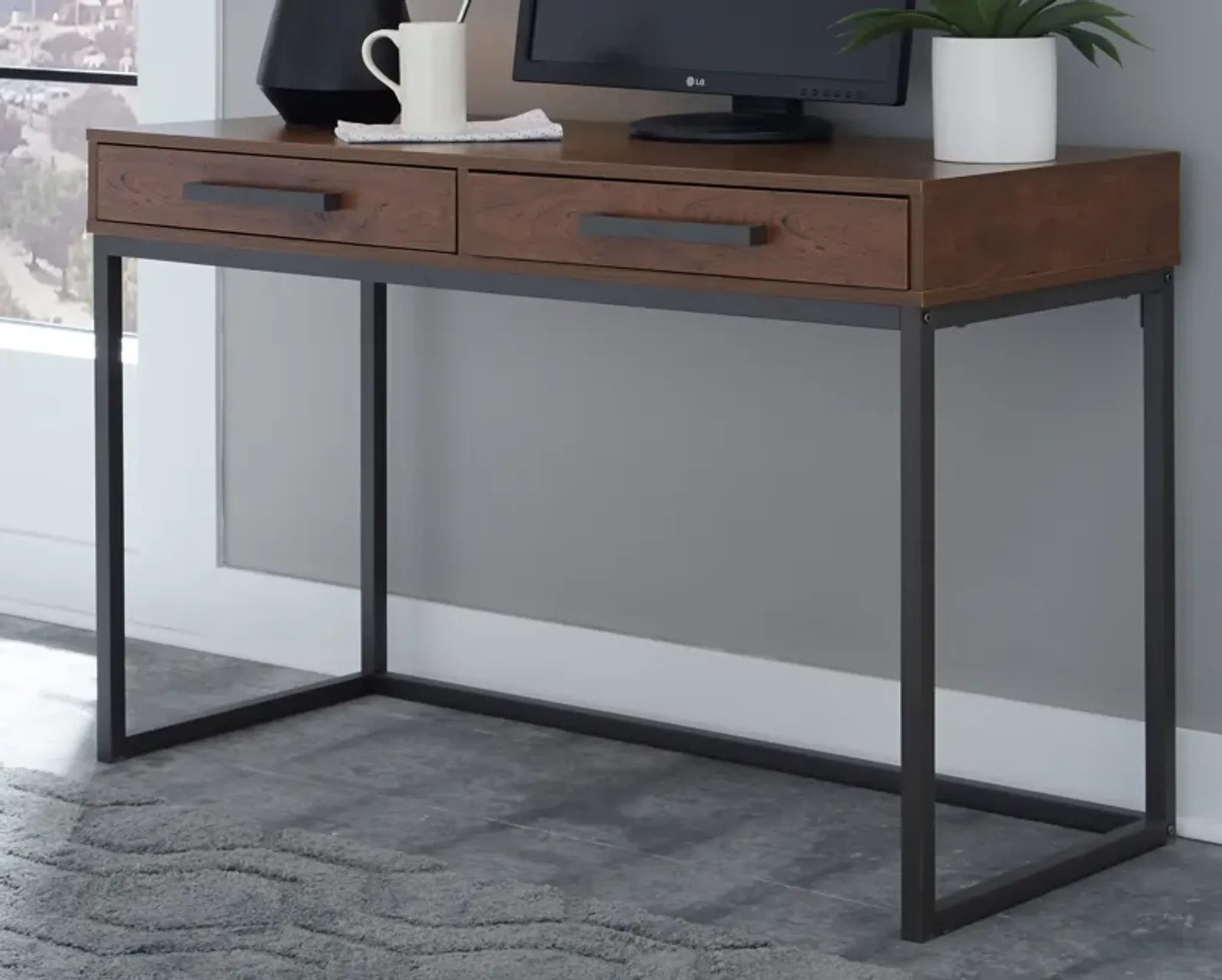 Horatio Home Office Desk Levin Furniture Mattress | Furniture.com