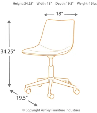 Starmore Swivel Desk Chair