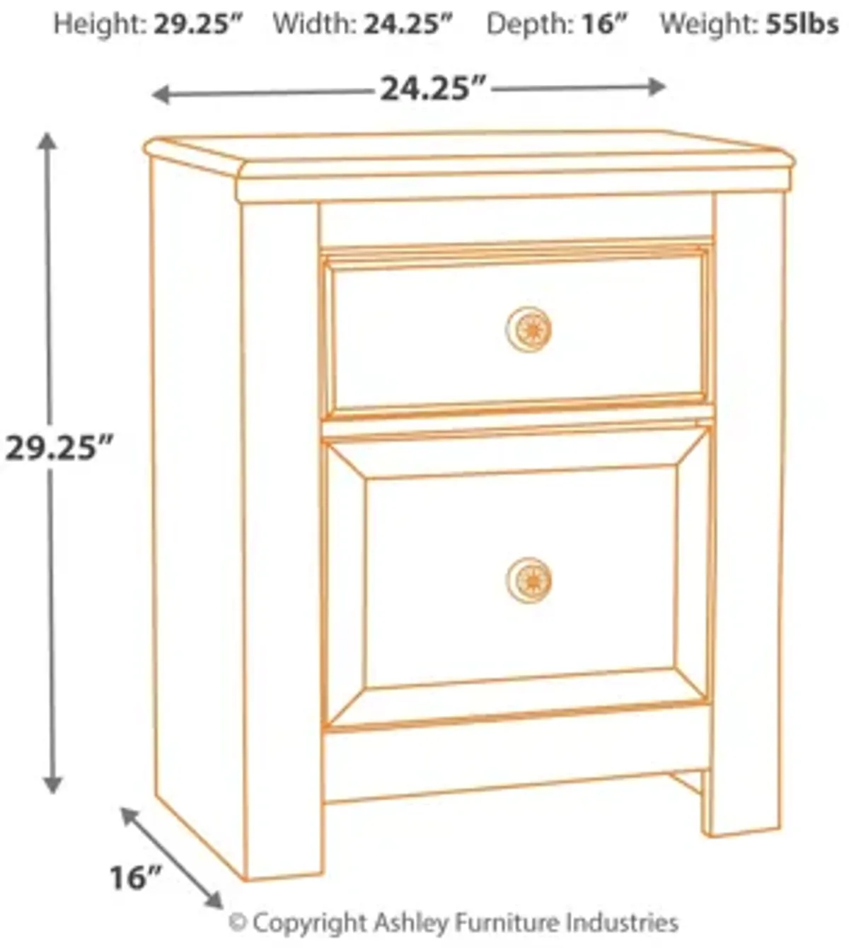 Paxberry Nightstand