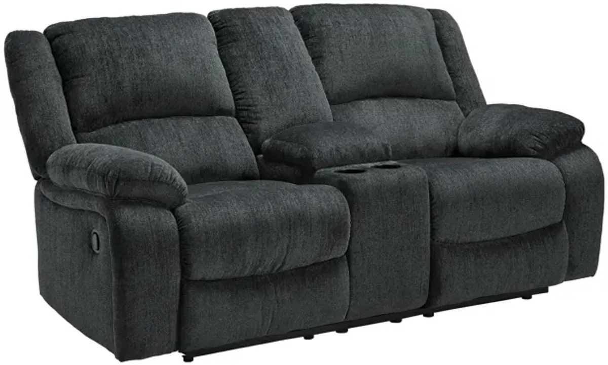 Draycoll Reclining Loveseat with Console