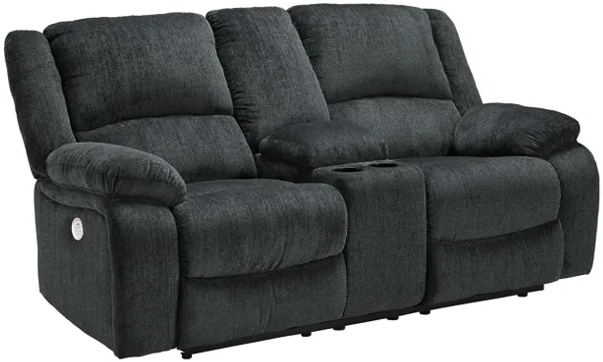 Draycoll Power Reclining Loveseat with Console