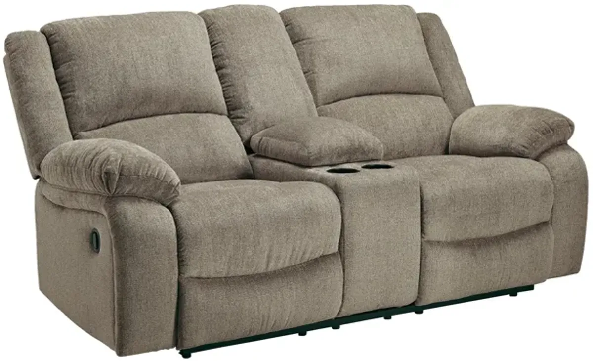 Draycoll Reclining Loveseat with Console