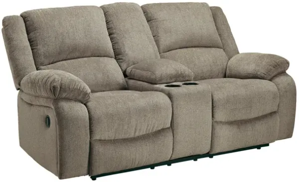 Draycoll Reclining Loveseat with Console