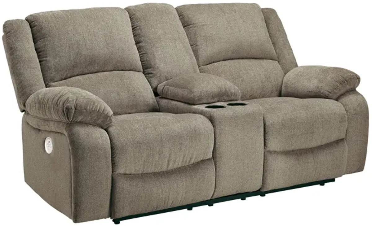 Draycoll Power Reclining Loveseat with Console