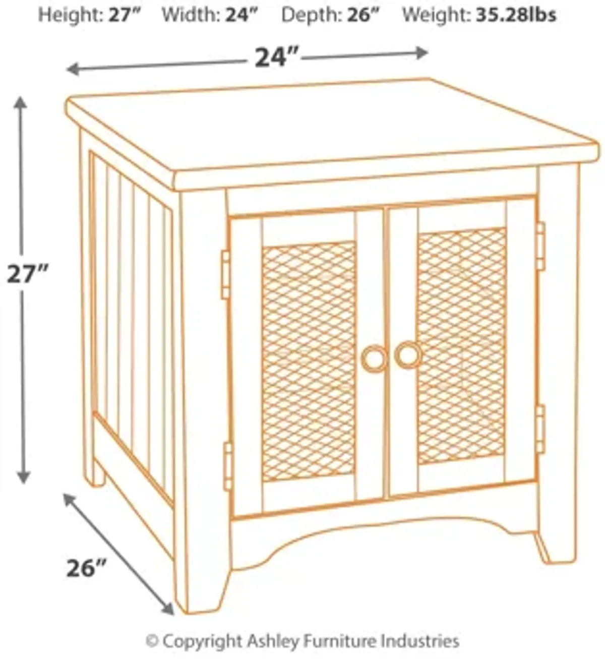 Wystfield End Table