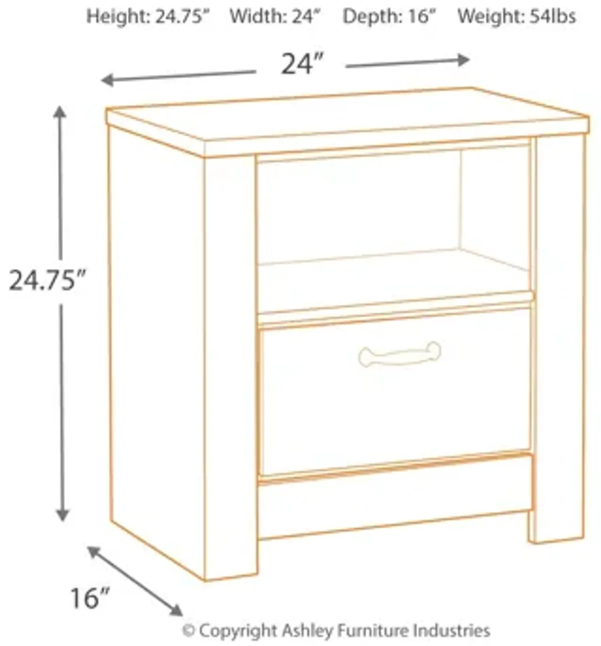 Bellaby Nightstand