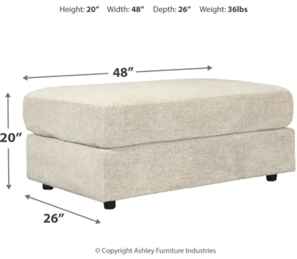 Soletren Oversized Accent Ottoman