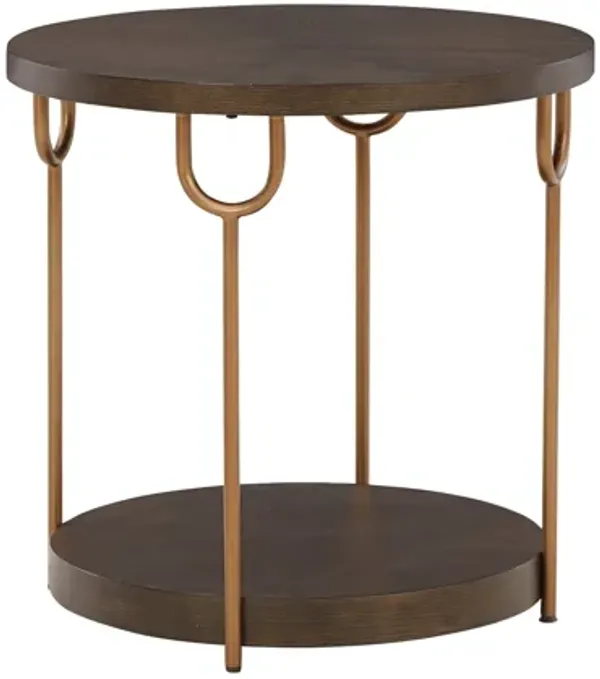 Brazburn Round End Table