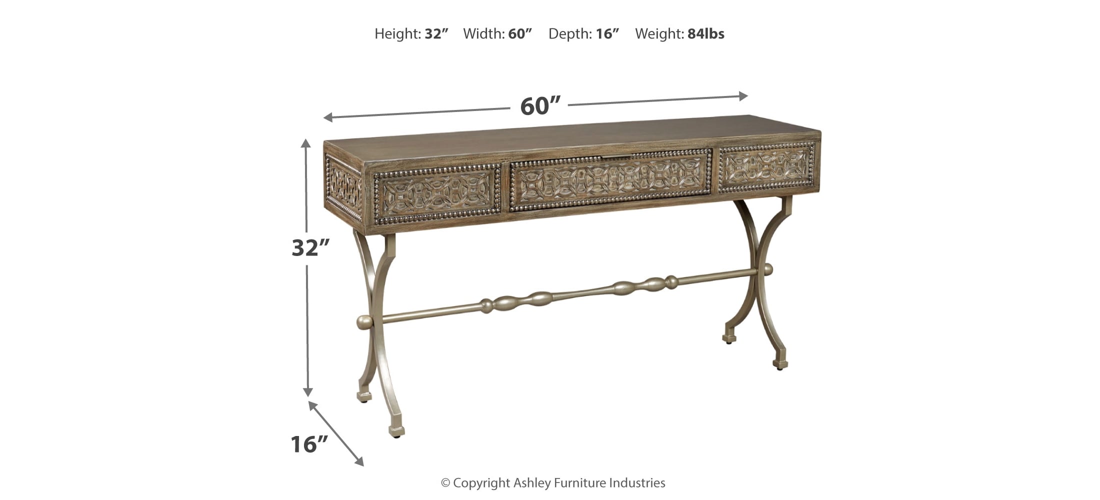 Quinnland Sofa Table