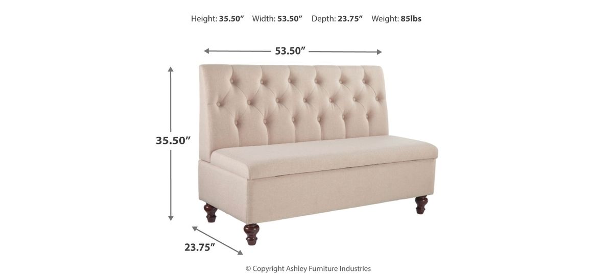 Gwendale Storage Bench