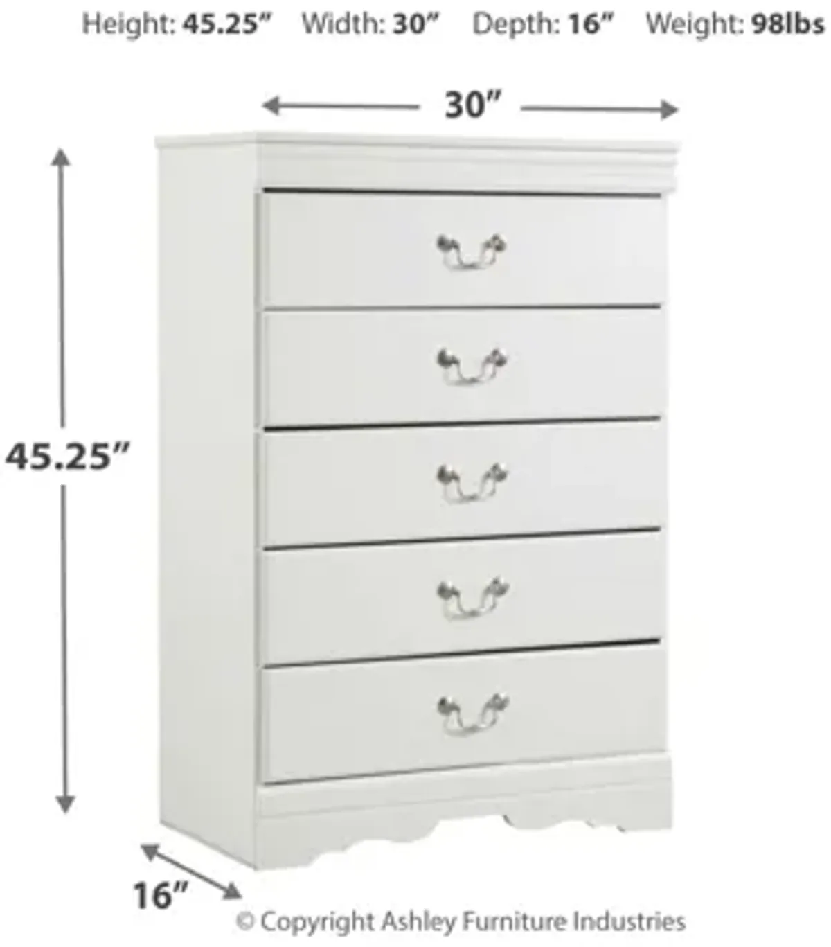 Anarasia Chest of Drawers