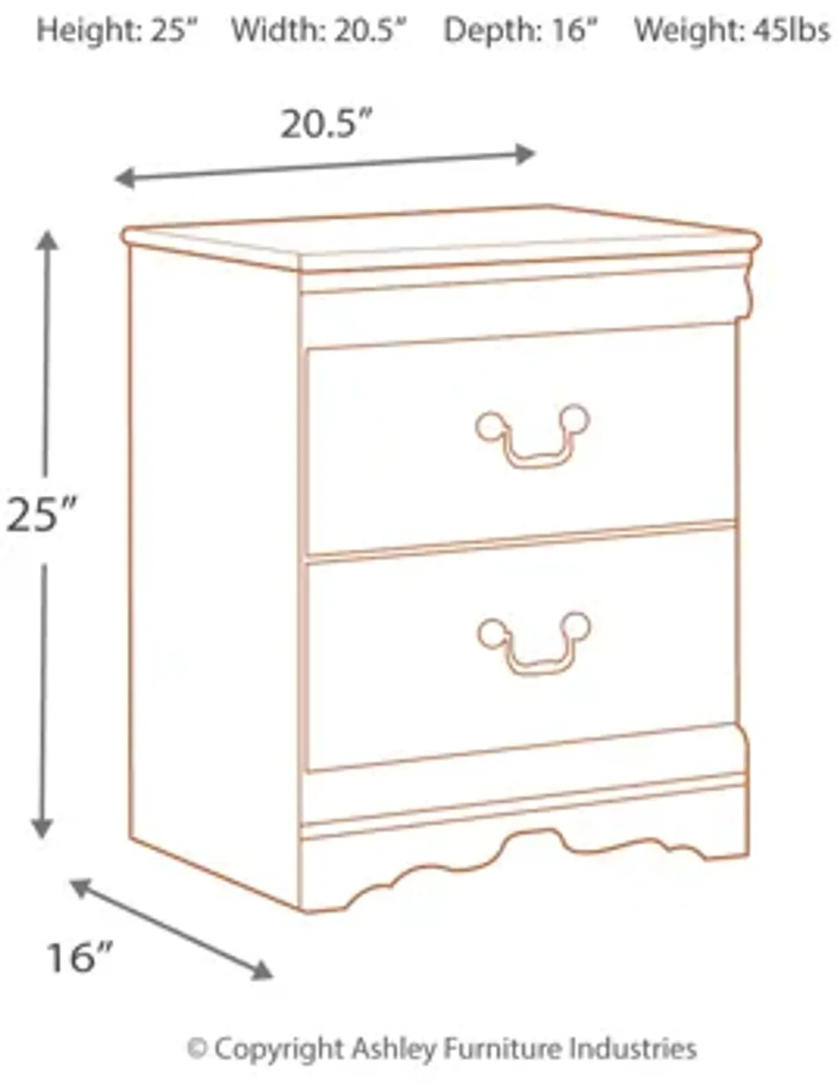 Anarasia Nightstand