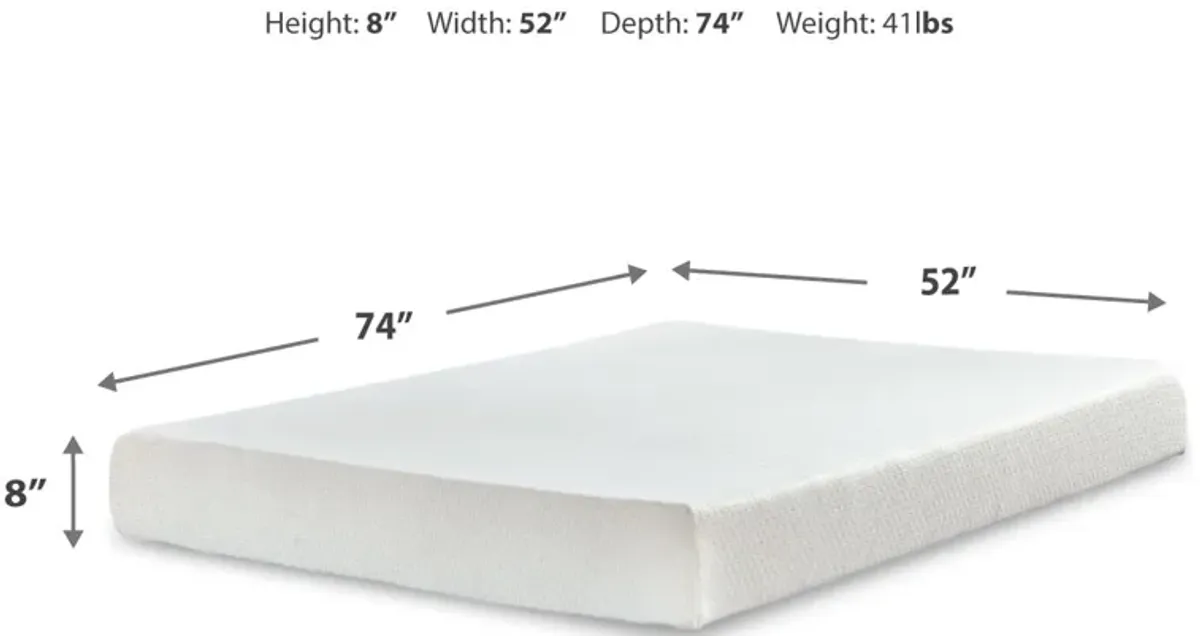 Chime 8" Memory Foam Full Mattress