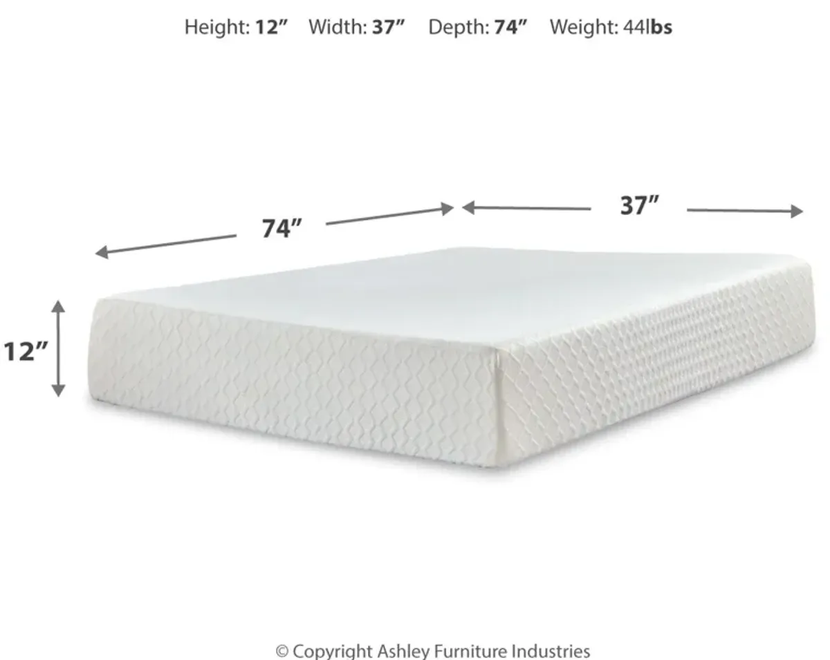 Chime 12" Memory Foam Twin Mattress in a Box