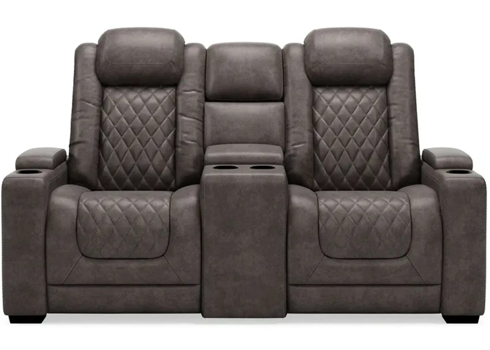 HyllMont Power Reclining Loveseat with Console