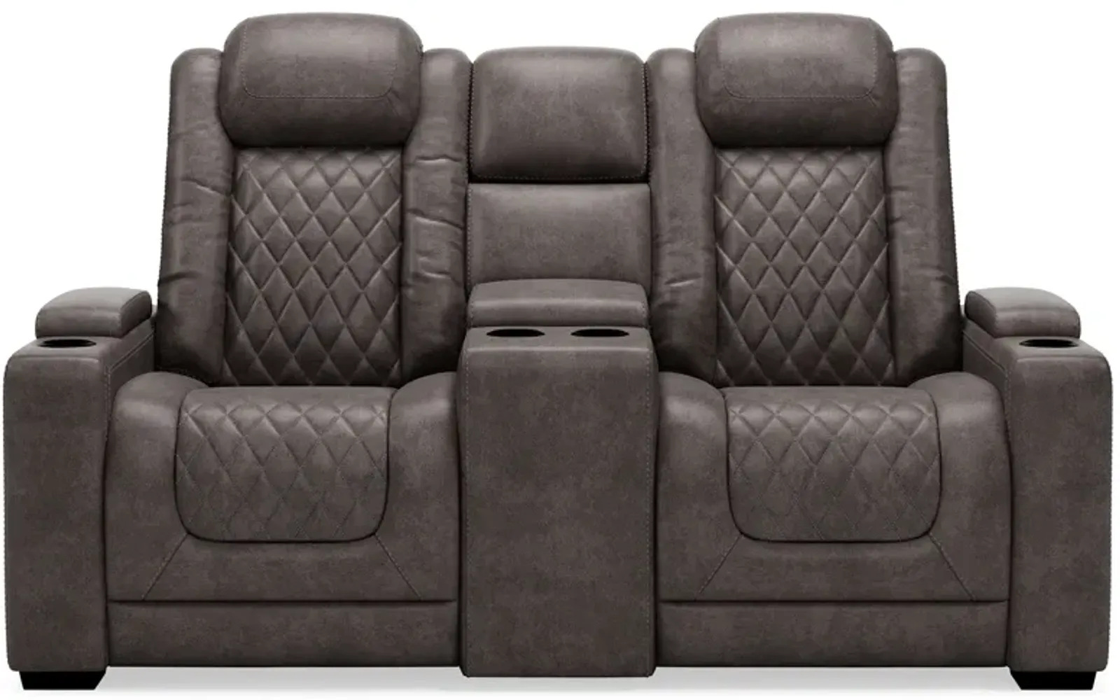 HyllMont Power Reclining Loveseat with Console