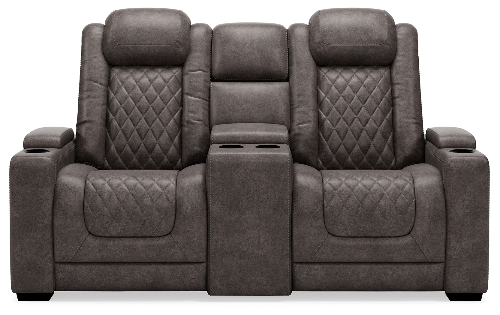 HyllMont Power Reclining Loveseat with Console