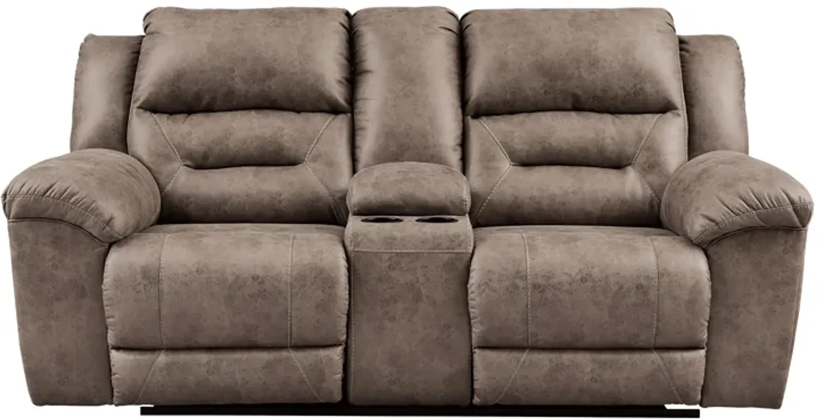 Stoneland Reclining Loveseat with Console